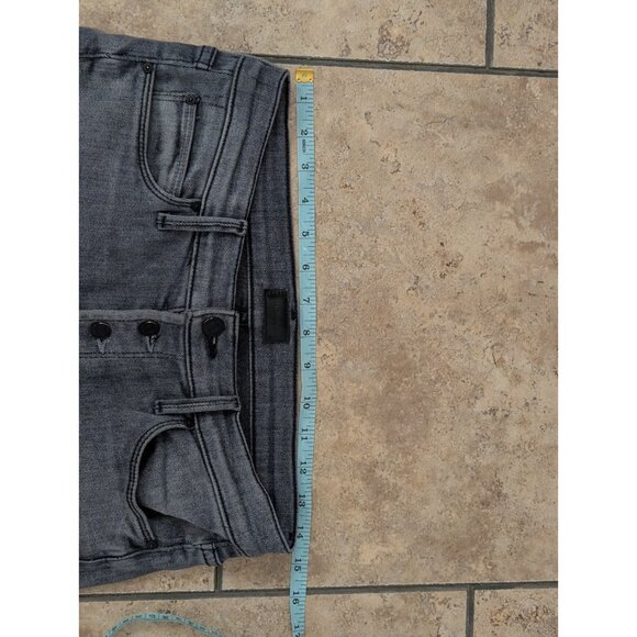 Mother Jeans The Pixie Dazzler Ankle Fray in Digging Up Dirt Gray Button Fly 28 - Picture 11 of 13